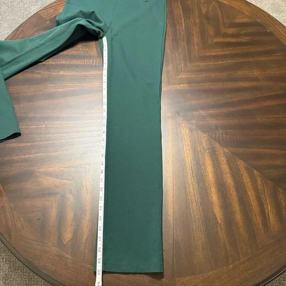 Betabrand Straight Leg Green Pants Womens M Petite Hunter Green - Picture 6 of 6